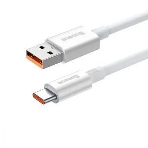 Кабель Baseus Superior Series Fast Charging Data Type-C 100W (1m) White, P10320102214-01