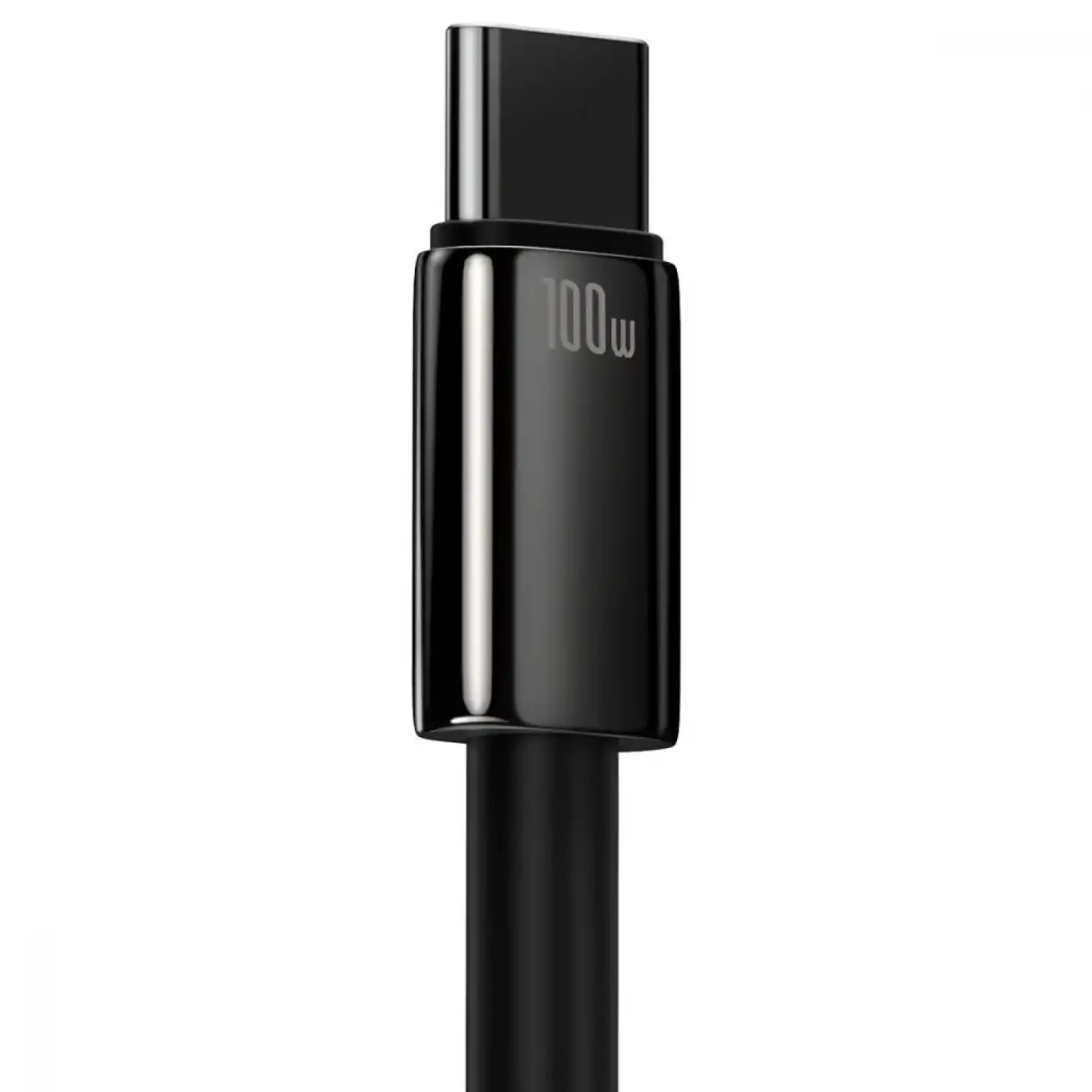Кабель Baseus Tungsten Gold Fast Charging USB to Type-C 100W (2m) Black, CAWJ000101