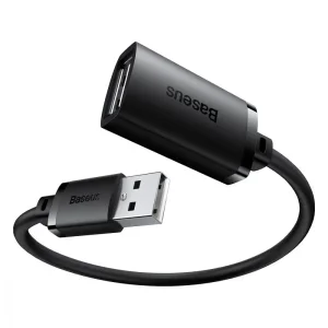 Кабель Baseus AirJoy Series USB(male) to USB(female) (0.5m) Black, B00631103111-01