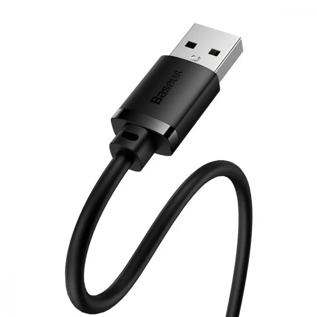 Кабель Baseus AirJoy Series USB(male) to USB(female) (0.5m) Black, B00631103111-01