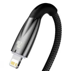 Кабель Baseus Glimmer Series Type-C to Lightning 20W (1m) White, CADH000002