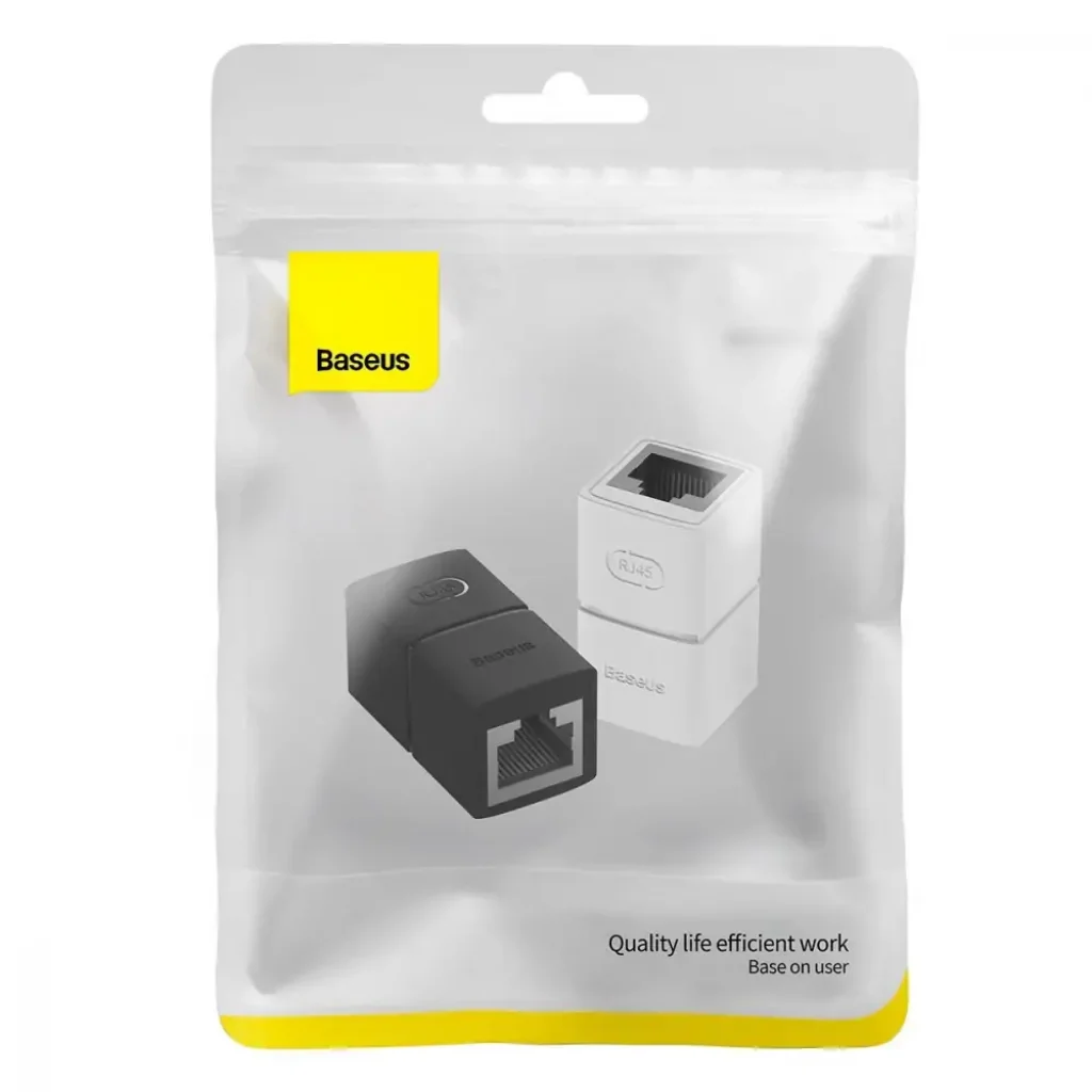 Конектор Baseus AirJoy Series Network Cable Connector RJ45 (2шт/уп) Black, B00131100111-00