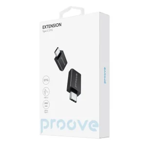 Переходник OTG Proove Extension USB to Type-C Black HBEX00101001