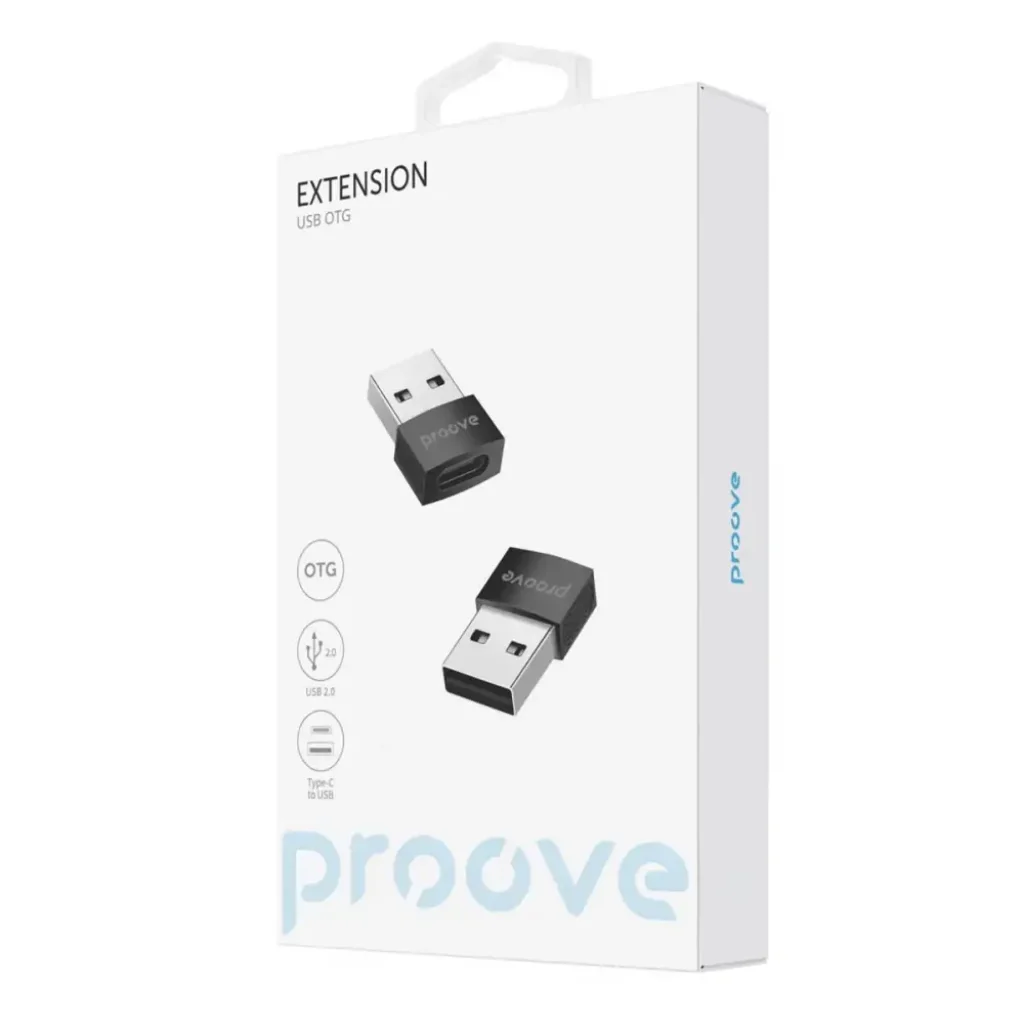 Переходник OTG Proove Extension Type-C to USB Black HBEX00012001
