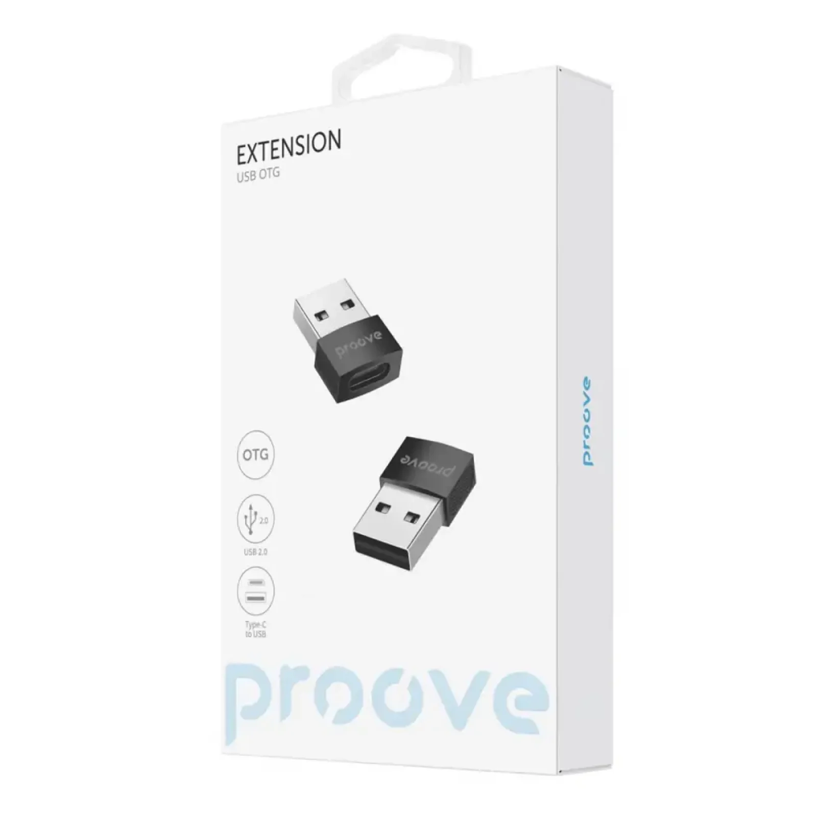 Перехідник OTG Proove Extension Type-C to USB Black HBEX00012001