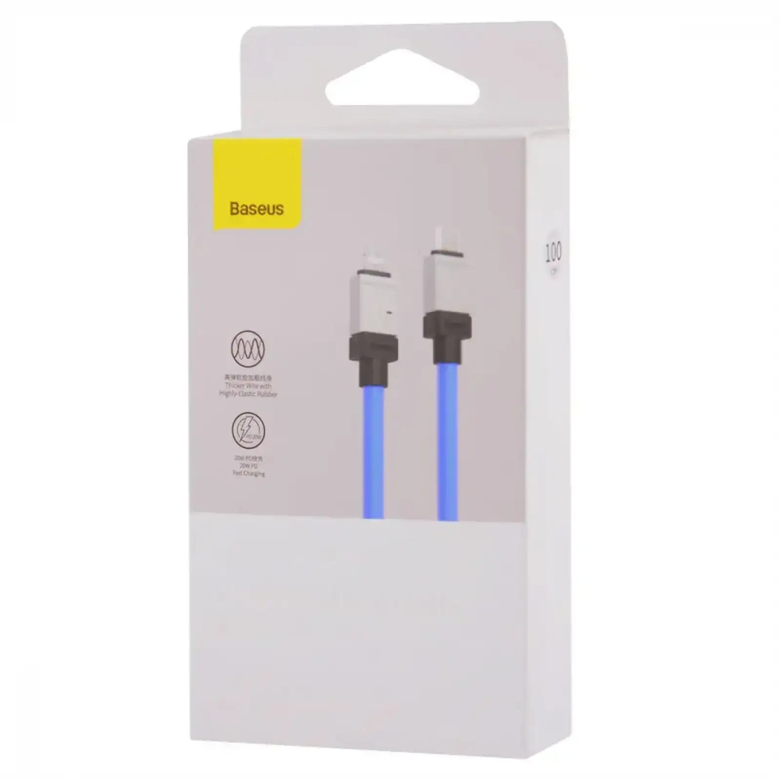 Кабель Baseus CoolPlay Series Type-C to Lightning 20W (1m) White, CAKW000002