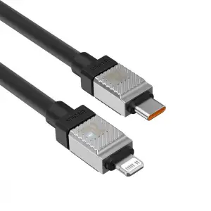 Кабель Baseus CoolPlay Series Type-C to Lightning 20W (2m) Black, CAKW000101