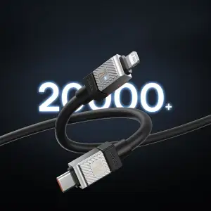 Кабель Baseus CoolPlay Series Type-C to Lightning 20W (2m) Black, CAKW000101