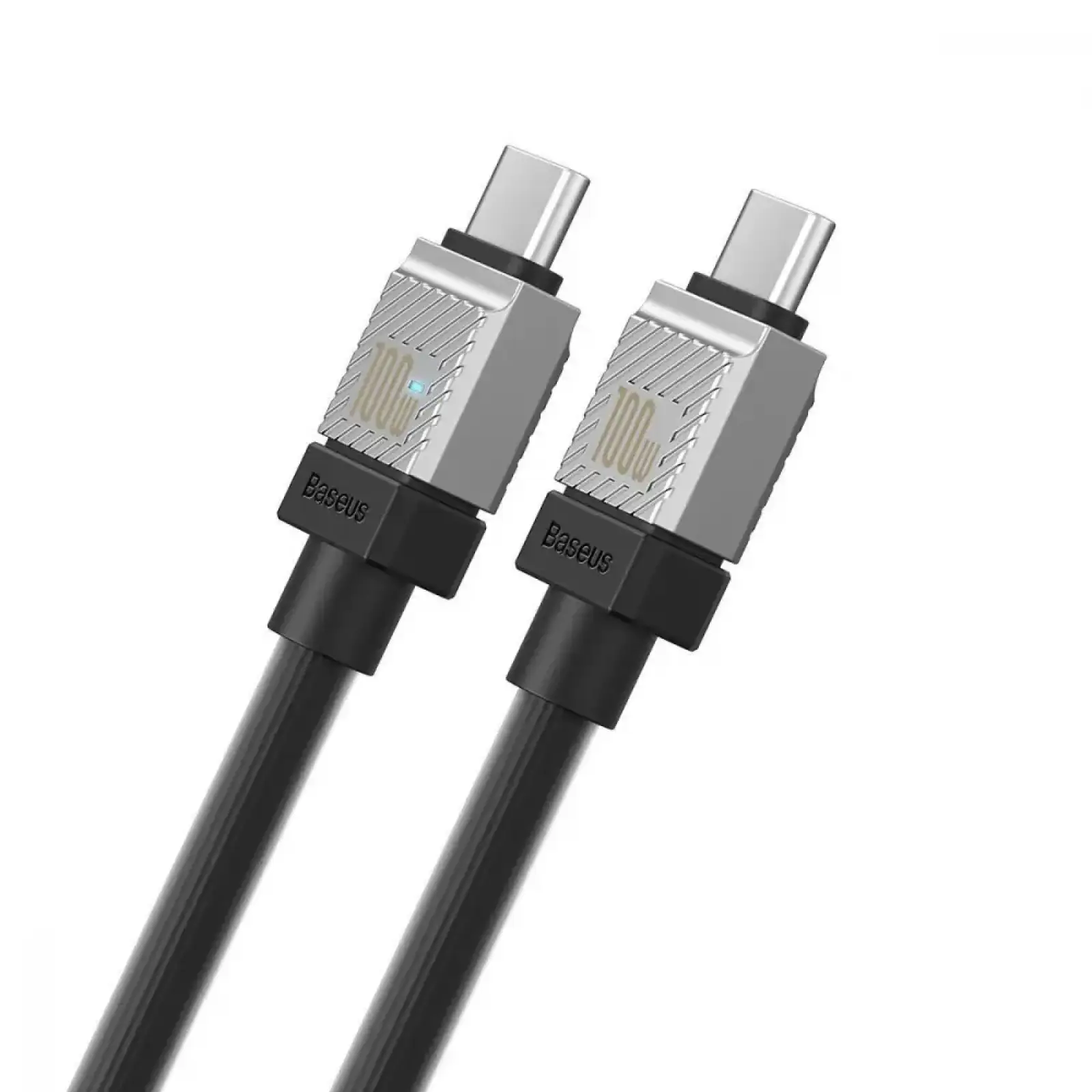Кабель Baseus CoolPlay Series Type-C to Type-C 100W (1m) White, CAKW000202