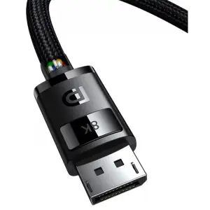 Кабель Baseus High Definition Series DP 8K to DP 8K (1,5m) Black