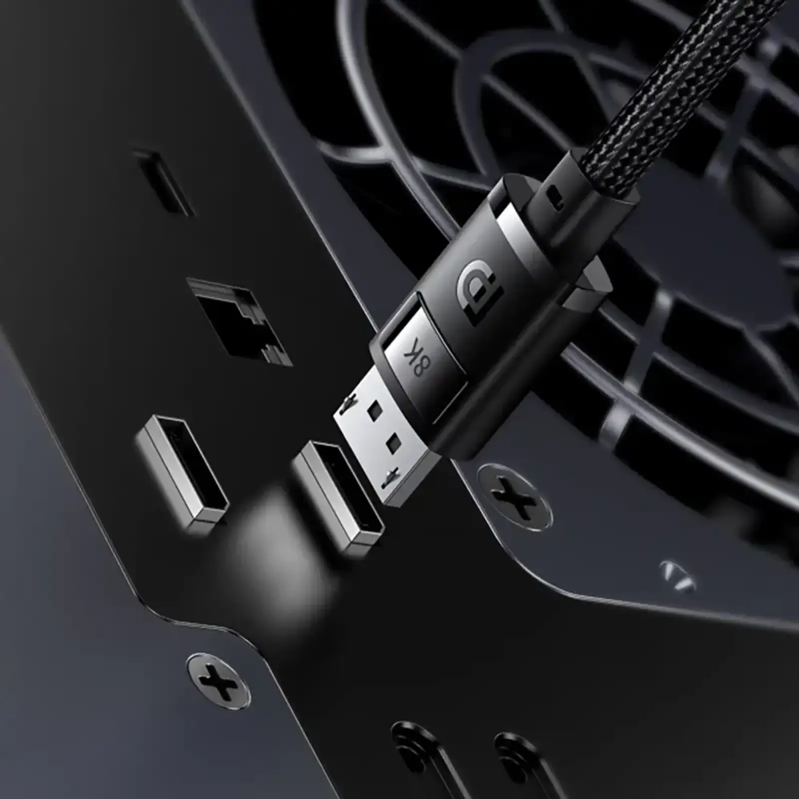 Кабель Baseus High Definition Series DP 8K to DP 8K (1,5m) Black