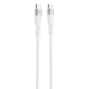 Кабель Proove Light Silicone Type-C to Type-C 60W (1m) White CCLC60001102