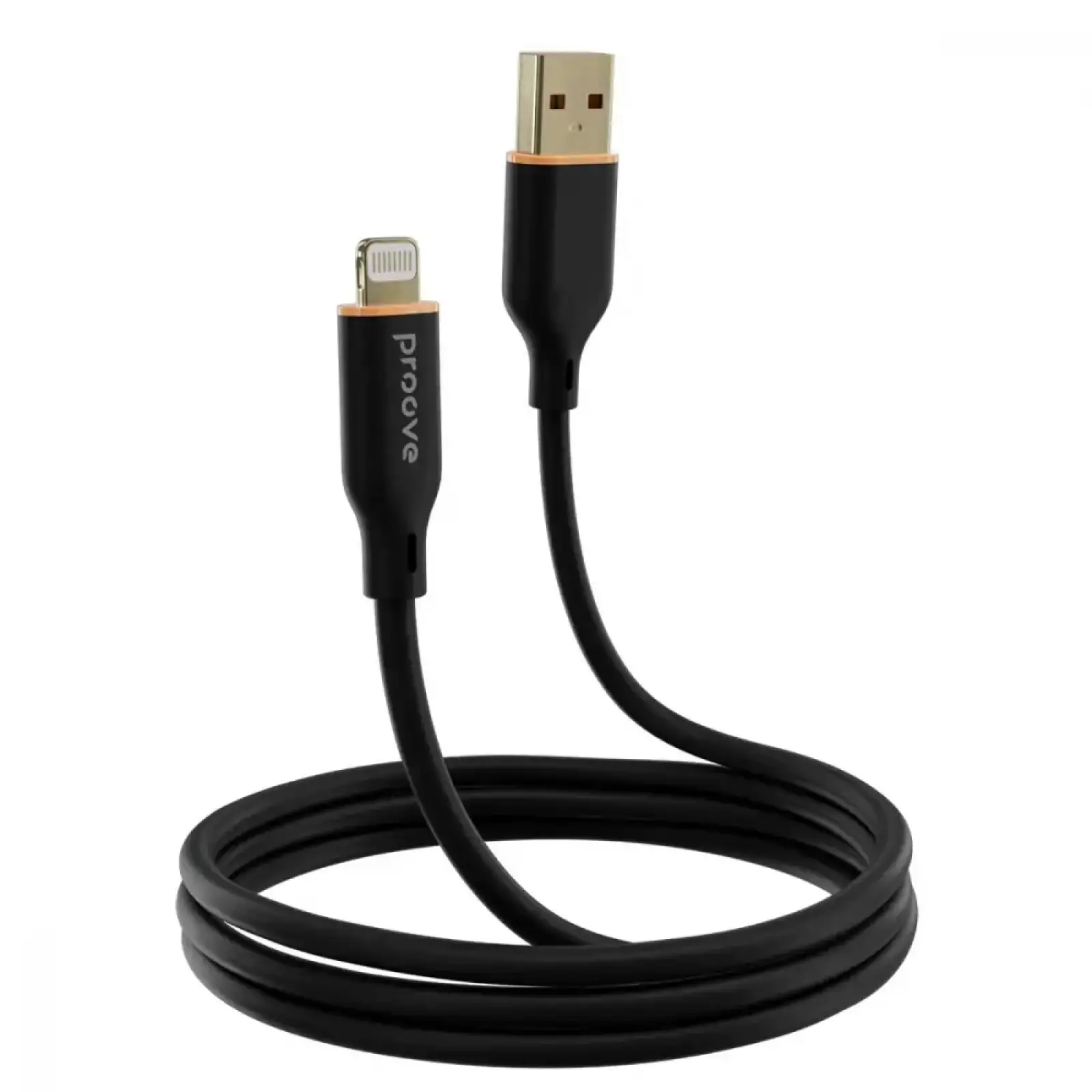 Кабель Proove Jelly Silicone Lightning 2.4A (1m) Black CCJS20001101