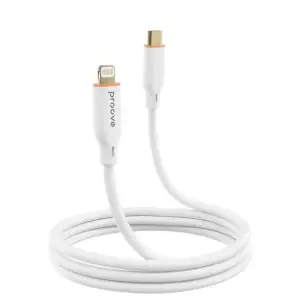 Кабель Proove Jelly Silicone Type-C to Lightning 27W (1m) White CCJS27002102