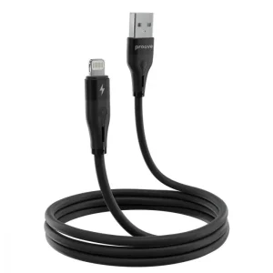 Кабель Proove Soft Silicone Lightning 2.4A (1m) Black, CCSO20001101