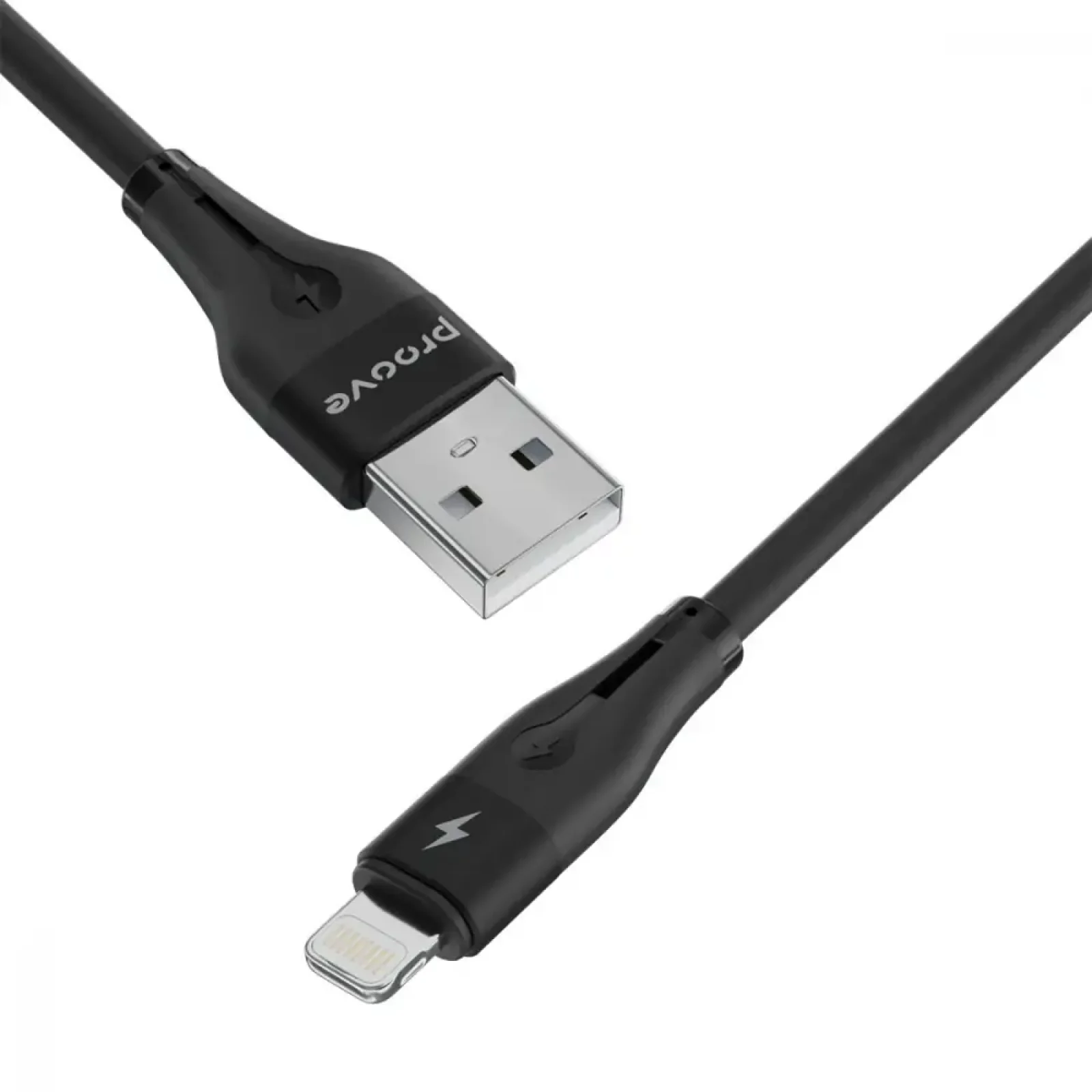 Кабель Proove Soft Silicone Lightning 2.4A (1m) Black CCSO20001101