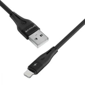 Кабель Proove Soft Silicone Lightning 2.4A (1m) Black, CCSO20001101