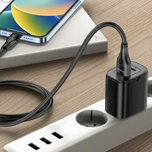 Кабель Proove Soft Silicone Lightning 2.4A (1m) Black, CCSO20001101