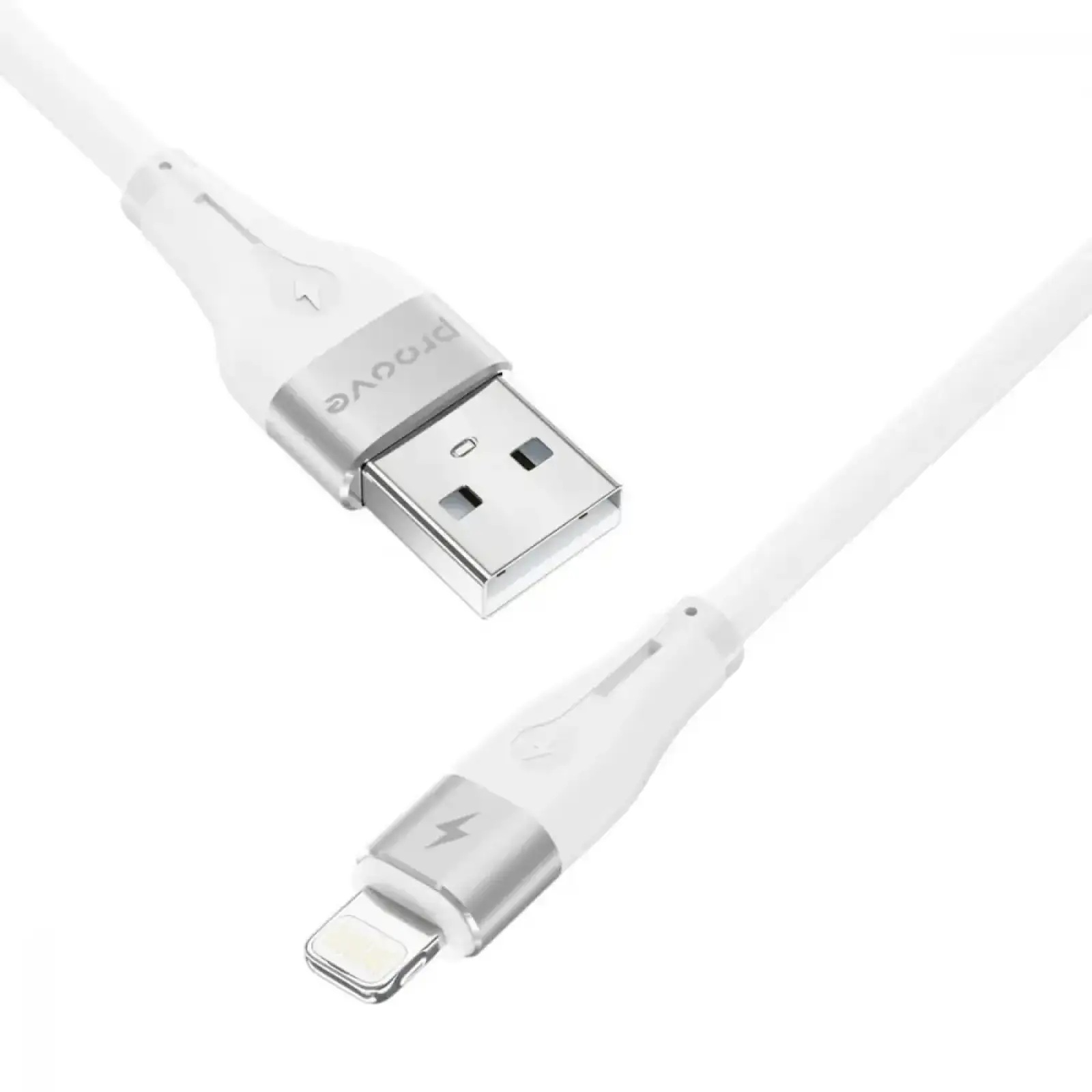 Кабель Proove Soft Silicone Lightning 2.4A (1m) White CCSO20001102