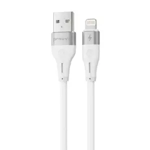 Кабель Proove Soft Silicone Lightning 2.4A (1m) White CCSO20001102