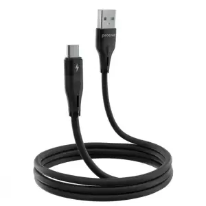 Кабель Proove Soft Silicone Micro USB 2.4A (1m) Black CCSO20001301