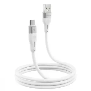 Кабель Proove Soft Silicone Micro USB 2.4A (1m) White CCSO20001302