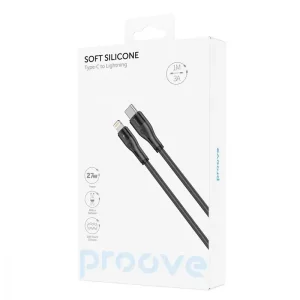 Кабель Proove Soft Silicone Type-C to Lightning 27W (1m) White, CCSO27002102