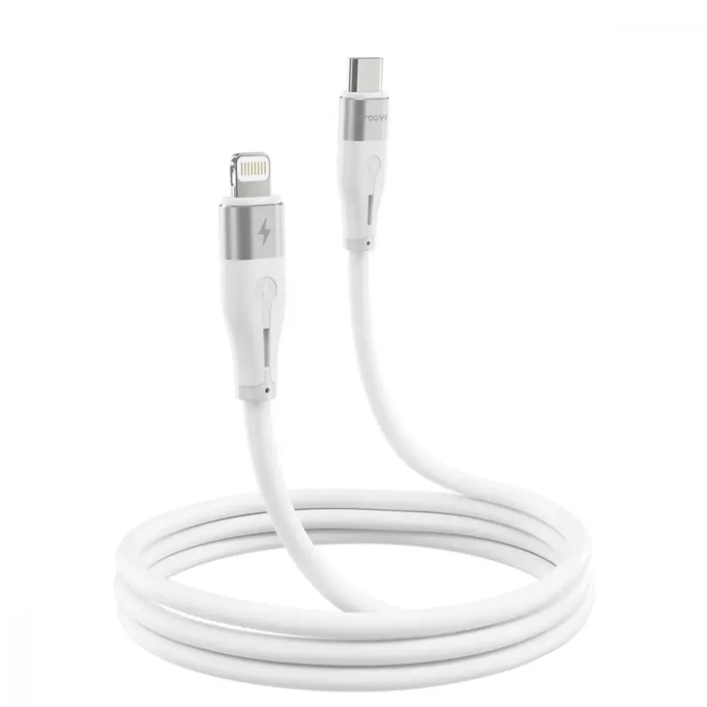 Кабель Proove Soft Silicone Type-C to Lightning 27W (1m) White, CCSO27002102