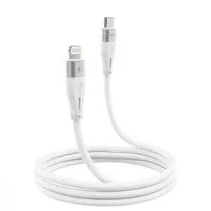 Кабель Proove Soft Silicone Type-C to Lightning 27W (1m) White, CCSO27002102