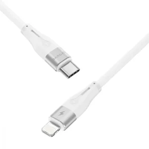 Кабель Proove Soft Silicone Type-C to Lightning 27W (1m) White, CCSO27002102