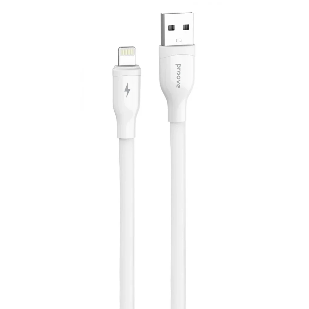 Кабель Proove Flat Out Lightning 2.4A (1m) White CCFO20001102