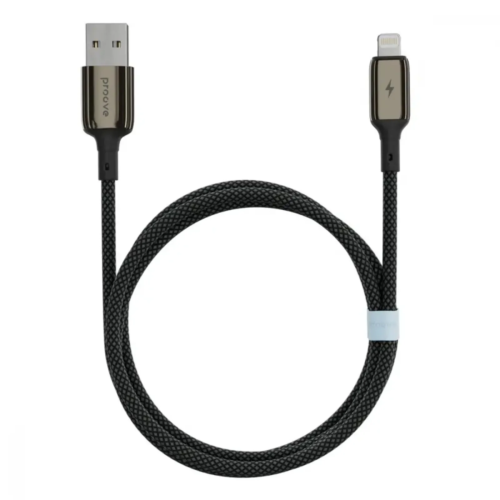 Кабель Proove Dense Metal Lightning 2.4A (1m) Black CCDM20001101