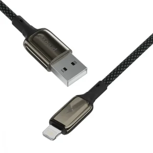 Кабель Proove Dense Metal Lightning 2.4A (1m) Black CCDM20001101