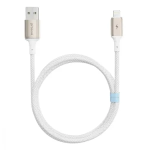 Кабель Proove Dense Metal Lightning 2.4A (1m) White CCDM20001102