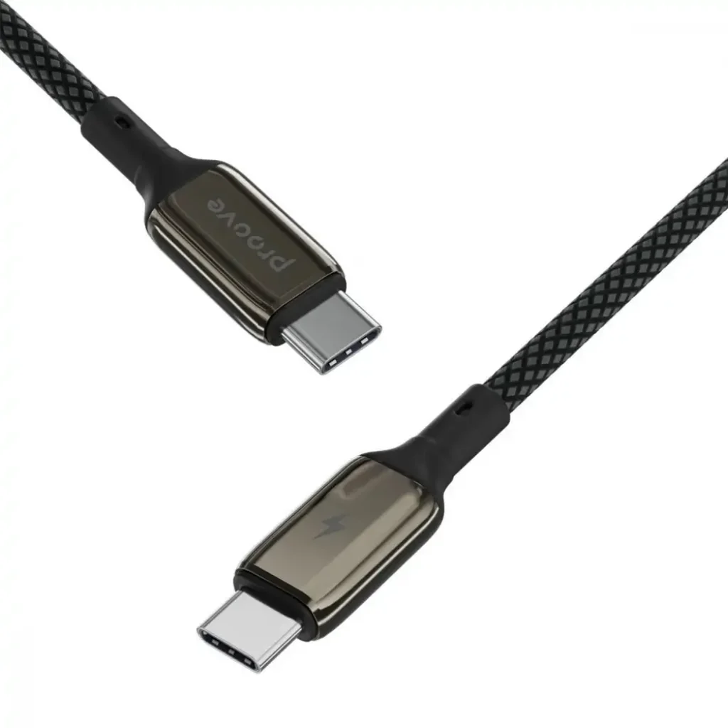 Кабель Proove Dense Metal Type-C to Type-C 60w (1m) Black, CCDM60002201