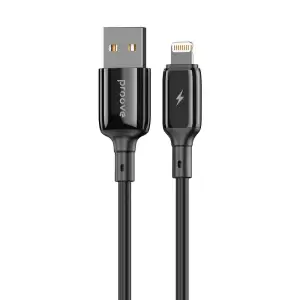 Кабель Proove Flex Metal Lightning 2.4A (1m) Black CCFM20001101