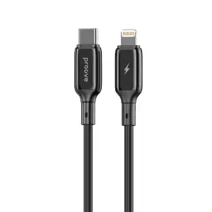 Кабель Proove Flex Metal Type-C to Lightning 27W (1m) Black CCFM27002101