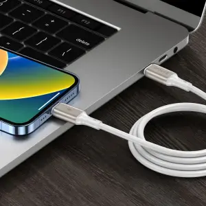 Кабель Proove Flex Metal Type-C to Type-C 60w (1m) Black CCFM60002201