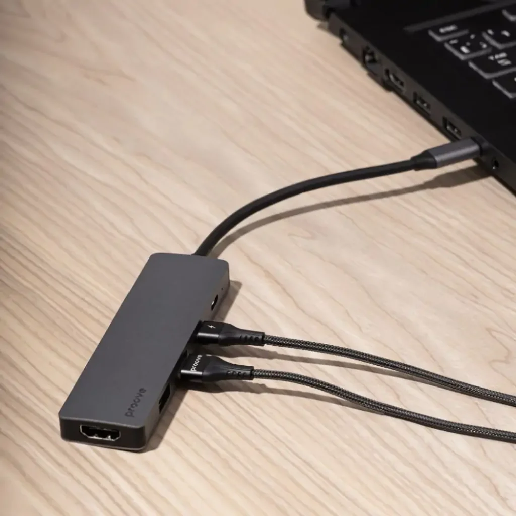 Type-C-Хаб Proove Iron Link 5 in 1 (3*USB3.0 + Tyce C + HDMI) Silver