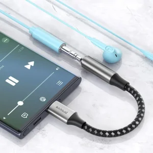Переходник AUX Proove SoundMesh Type-C to 3.5mm Gray