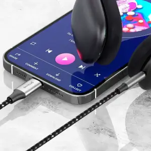 Кабель AUX Proove SoundMesh Lightning to 3.5mm (1m) ACSM00004801