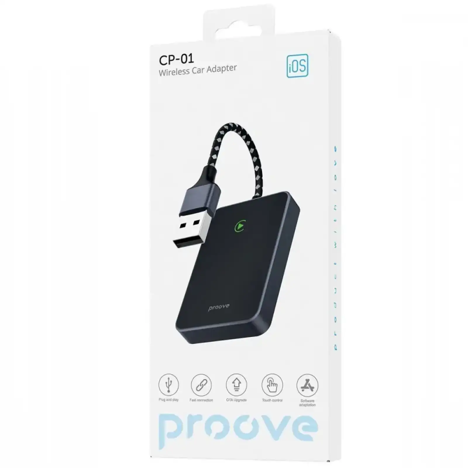 Бездротовий адаптер Proove СP-01 CarPlay Wireless Car Adapter Black SMCP00100001