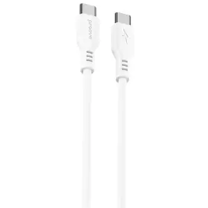 Кабель Proove Rebirth Type-C to Type-С 60W (1m) White