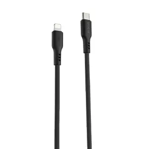 Кабель Proove Rebirth Type-C to Lightning 3A (1m) Black CCRE60002101