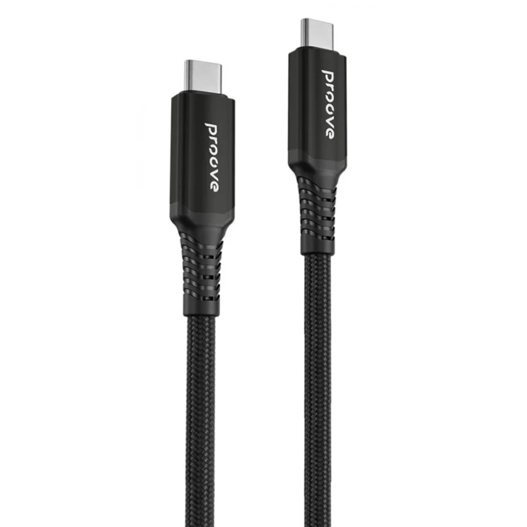 Кабель Proove Speed Line Type-C to Type С USB 4.0 (1m) Black, CCSL60002201