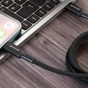 Кабель Proove Speed Line Type-C to Type С USB 4.0 (1m) Black, CCSL60002201