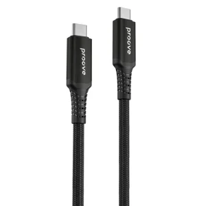 Кабель Proove Speed Line Type-C to Type С USB 4.0 (1m) Black, CCSL60002201