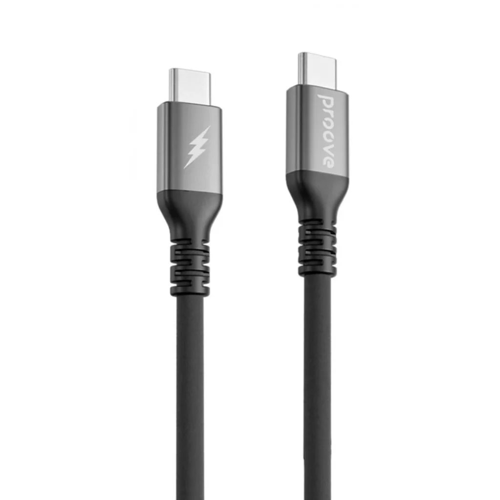 Кабель Proove ReGen Silicone Type-C to Type-C 60W (1M) black, CCRS60002201