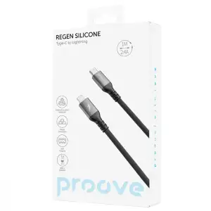 Кабель Proove ReGen Silicone Type-C to Lightning 27W (1m) White