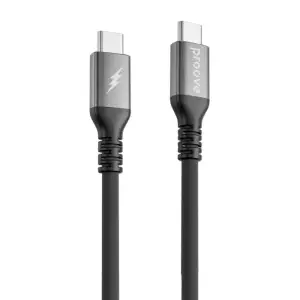 Кабель Proove ReGen Silicone Type-C to Type-C 60W (2m) Black CCRS60002221